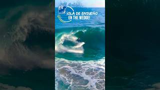 ¡Ola de ensueño en The Wedge! Filmado por @SoLagLocal #skimboarding #extraño