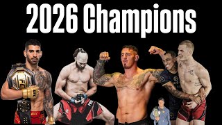 Predicting Every UFC Champion by the End of 2026