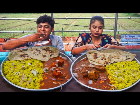 Tomato Gravy Special Rasam Rice Recipe | Cooking & Eating Show | Brother & Sister Food Cooking Show