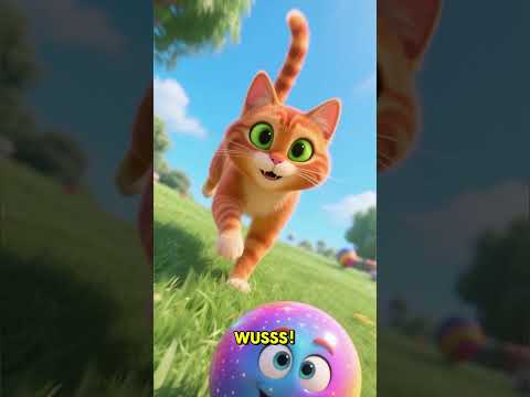 Oren si Kucing dan Bola Bicara!!!  #funny #shortvideo #cat