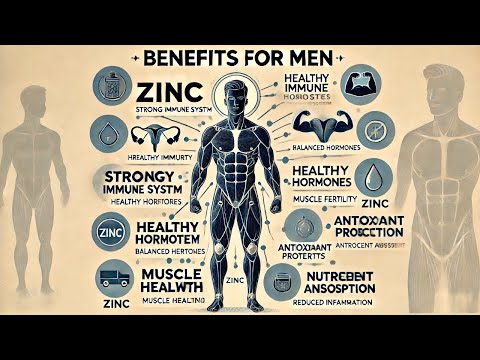 9 Amazing Benefits of Zinc for Men's Health | Boost Your Vitality and Wellness !!