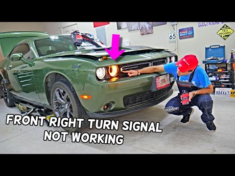 DODGE CHALLENGER WHY FRONT RIGHT TURN SIGNAL DOES NOT WORK