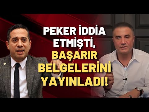 Sedat Peker'in iddia ettiği ilişkileri Ali Mahir Başarır belgeleri ile ortaya döktü!