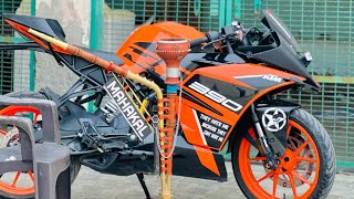 Ktm bike ko kea ready 😍 2nd vlog frnds ke sath fun kia 🔥apne city ki famous jagh visit ki 🙏