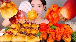 뿔멍게🍊 vs 비단멍게🍑 향과 식감이 다른 수분 폭발 촉촉 멍게 먹방 Sea squirt [eating show] mukbang korean food