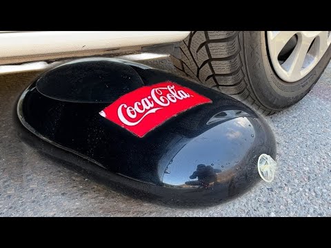 COCA COLA BALLOON VS CAR, Coca Cola Zero, PowerAde, Fanta, Sprite, Fruko and Mentos Diff Unde