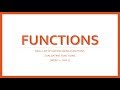 Understanding Functions and Their Applications