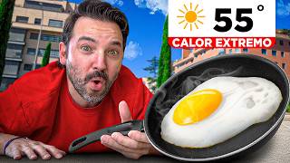COCINÉ UN HUEVO EN LA CALLE SOLO CON EL CALOR DEL SOL
