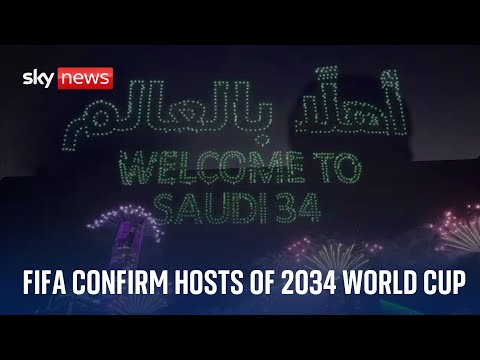 FIFA confirm Saudi Arabia as hosts of the 2034 World Cup