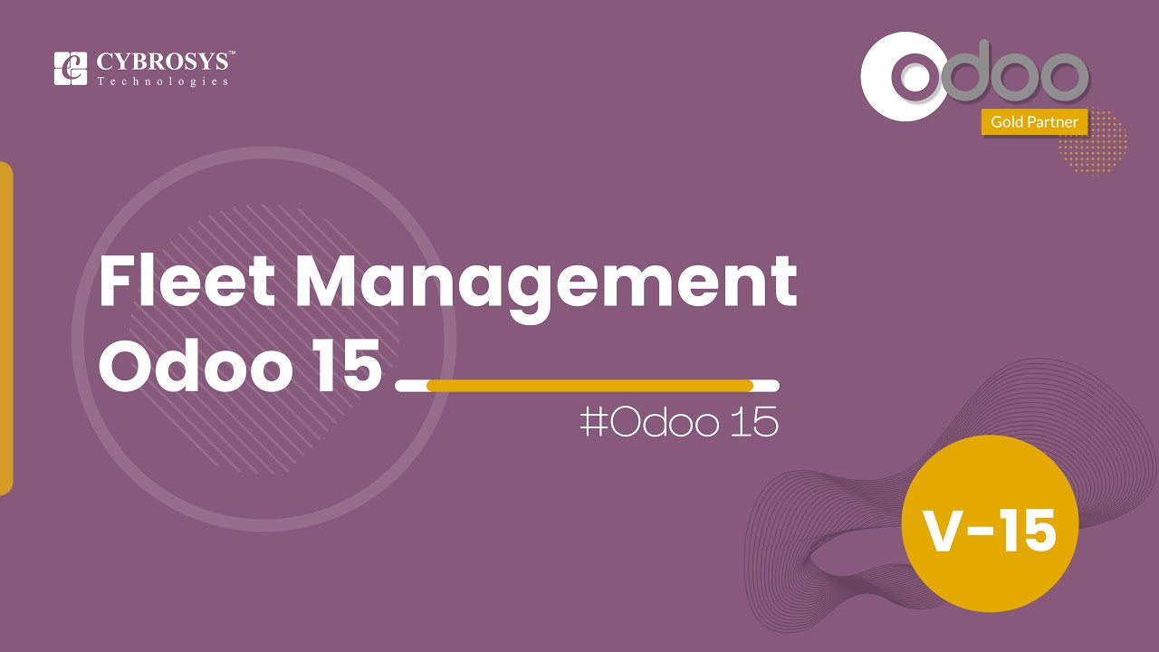 Fleet Management in Odoo 15 | #1 Fleet Management Software | Odoo Enterprise Edition | 11/15/2021

A fleet of vehicles in a company let it be cars, trucks, delivery vehicles, buses, or even cabs. The entire operation would go ...