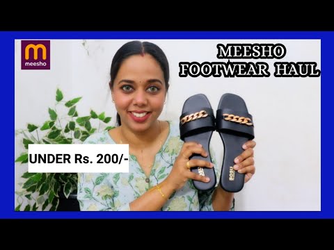 Super Affordable Meesho Footwear Haul ||All Under ₹200😱|Foot wear Haul Malayalam| Sumis Tips & Talks