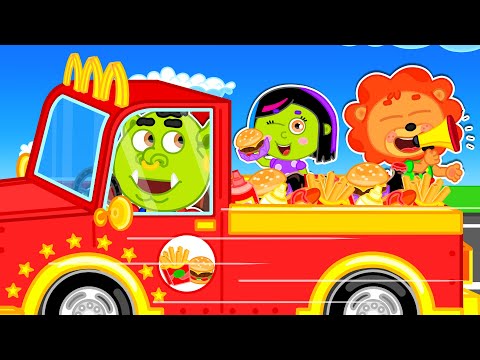 Liam Family USA | Red Food Truck | Family Kids Cartoons