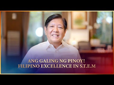 BBM VLOG #264: Ang Galing ng Pinoy! Filipino Excellence in S.T.E.M | Bongbong Marcos