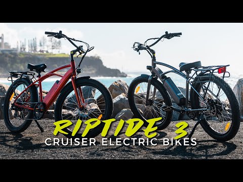 In Focus - Riptide 3 Electric Beach Cruisers - The Ultimate Summer Bike for 2024 by Ampd Bros