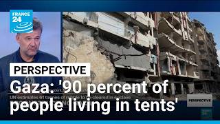 YouTube video thumbnail:  Sheer Devastation: '80 Percent of Gazan Infrastructure has Been Destroyed' 