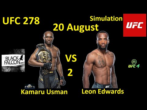 Камару Усман против Леона Эдвардса 2 БОЙ В UFC 4/ UFC 278