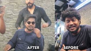 hair style 🔥 hair transformation men's #mens hair cutting #fire cutting