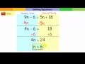 Solving Multi-Step Equations with Variables