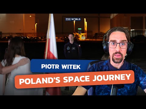 YouTube video thumbnail: Historic Journey of Polish Astronaut