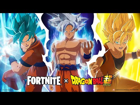 Fortnite x Dragon Ball met en scène Son Goku, Vegeta, Bulma et Beerus !