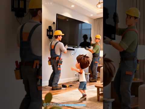 টিভি খুলে নিয়ে গেল😱 #shorts #cartoon