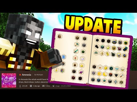 Amnesia Modpack Update - New Quest book and more!