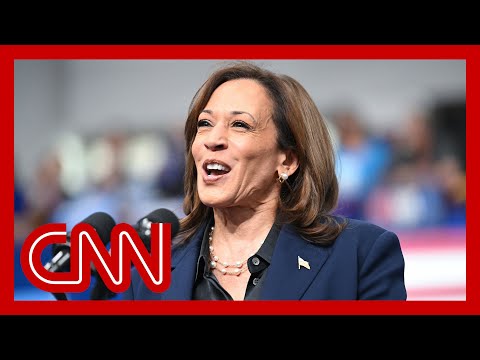 Kamala Harris responds to protesters with jab about crowd size