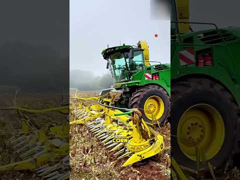 UK farmers harvest corn silage