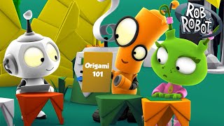 Origami Whammy | Rob the Robot | Kids Educational Cartoons