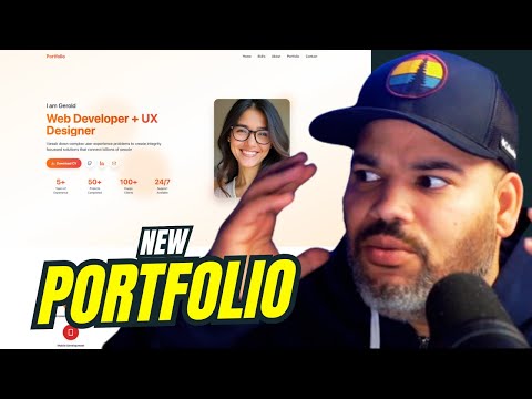 Make a Stunning Web Developer Portfolio Using AI in 2025!
