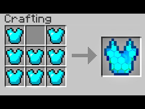 Minecraft UHC but you can craft CHESTPLATES from any item you want...