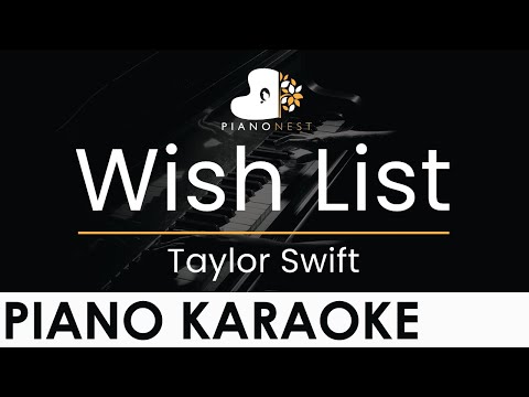 Taylor Swift – Wish List – Piano Karaoke Instrumental Cover without Lyrics