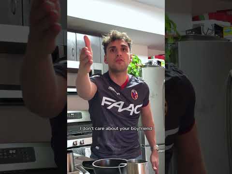 I'm going to stop cooking and see what she does..