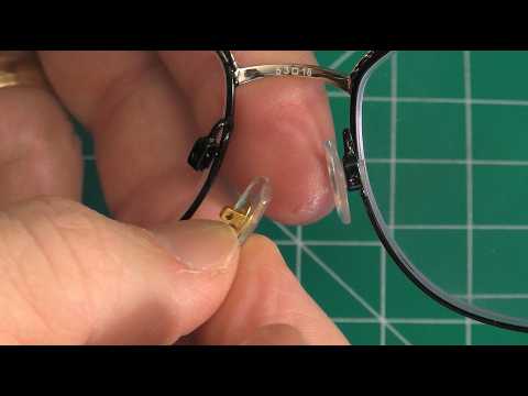 How to Replace Snap-in Style Nose Pads on Glasses