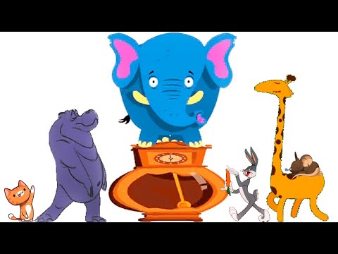 Hickory Dickory Dock | Animals | Nursery Rhymes #hickory #kidsvideo #kids