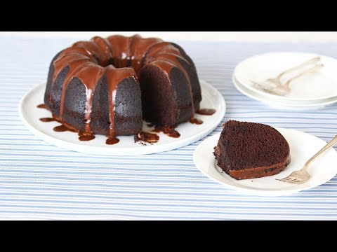 Glazed Chocolate Bundt Cake - Sweet Talk with Lindsay Strand