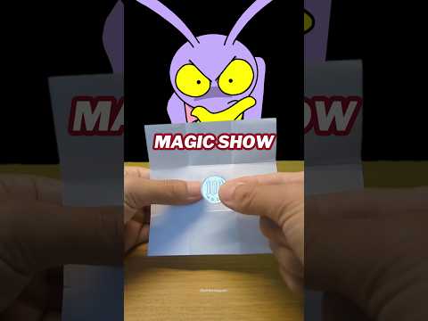 JAX: Where's the coin?😱😱Easy Magic Trick Revealed Animation Edit 30 #tricks #magic #tutorial #viral