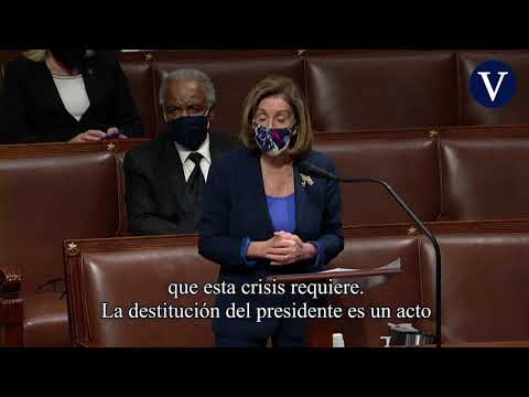 Pelosi: «Trump debe ser destituido de inmediato»