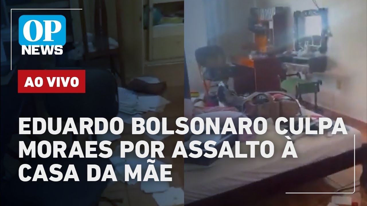 🔴AO VIVO Eduardo Bolsonaro culpa Moraes por assalto à casa da mãe Dino manda investigar emendas