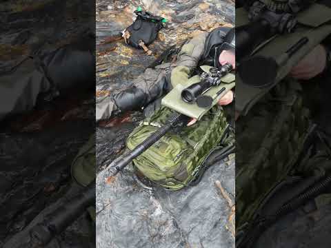 Diving with a sniper rifle 🤿 | eslln_sc | #military #specialforces