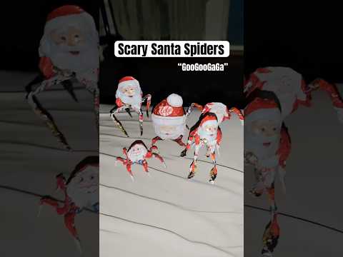 POV: The Scary Santa Spiders 💀