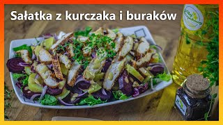 Sałatka z kurczakiem i burakami | Smaczne-Przepisy.tv