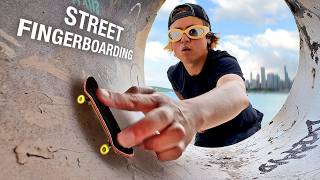 Street Fingerboarding in Chicago