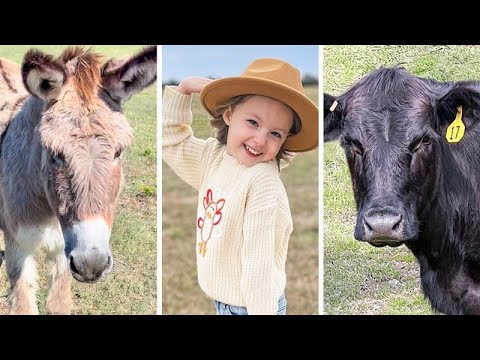 Meet The Little Girl Giving Farm Animals Famous Names