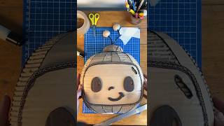 Creating a Cardboard Melonhead! 😲 #cocomelon #kids #crafts