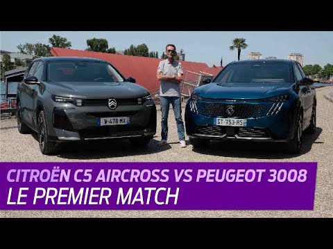 Le NOUVEAU C5 Aircross défie son cousin le PEUGEOT 3008 en statique