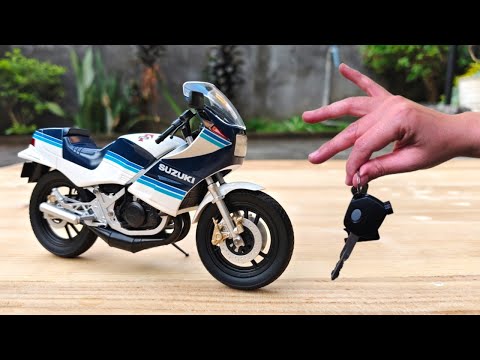 Unboxing of Scale Model Suzuki RG250 Gamma | Diecast Collection | Aoshima 1/12 Scale | RP TOYS