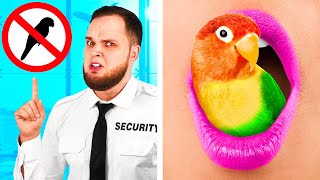 प्लेन में पेट्स छुपाकर कैसे ले जाए | मजेदार स्थितियां PaRaRa Challenge