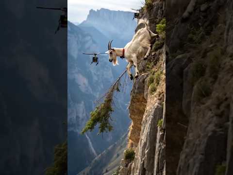 Goat took wrong step into valley | Fatal Fall | Drone footage| Mysterious land