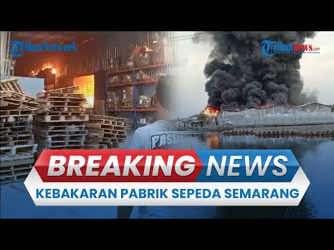 ? BREAKING NEWS [PORTRAIT]  Kebakaran Pabrik Sepeda PT Roda Pasifik Mandiri di Terboyo Semarang